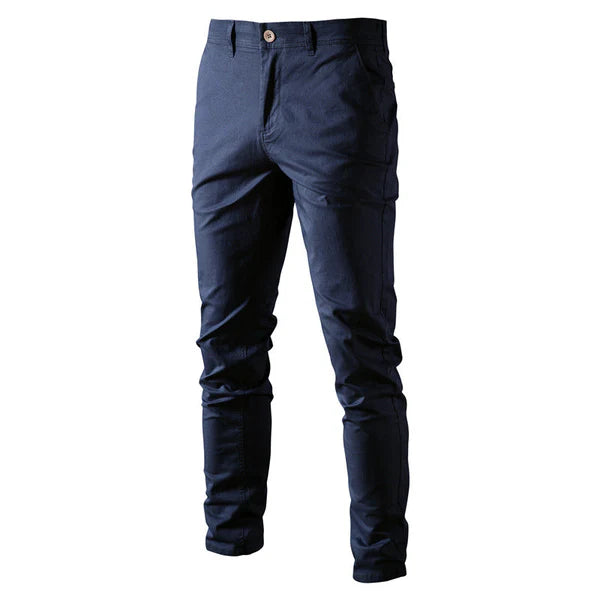 Efrain Cotton Pants | Men’s Japanese-Style Thick Casual Trousers