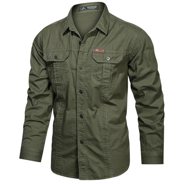 Fergus Military Shirt | Men’s Classic Rugged Button-Up