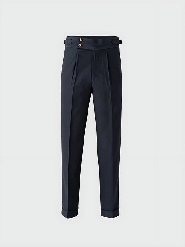 Kelvin Trousers | Men’s High-Waisted Straight-Leg Pants for Autumn
