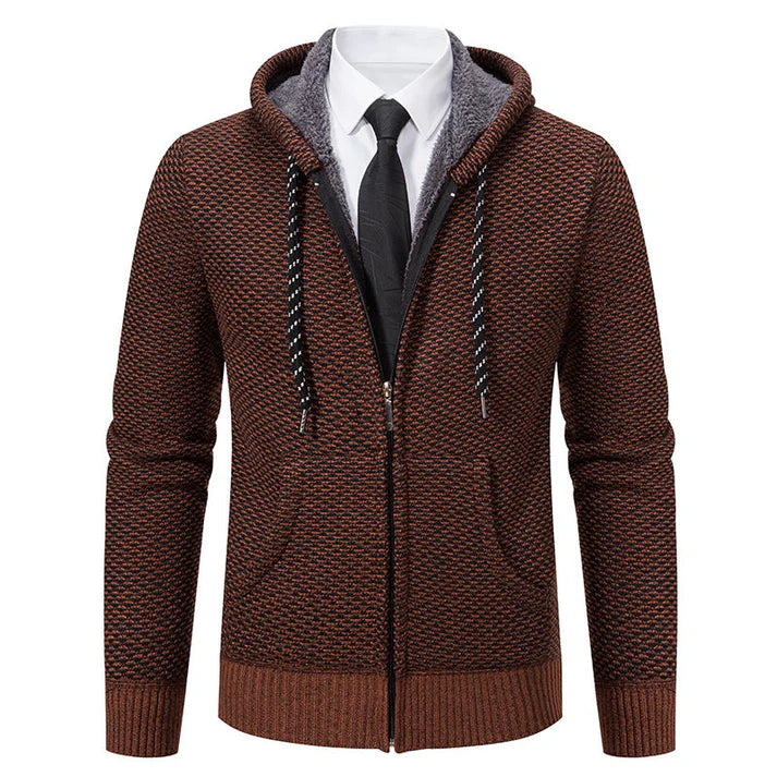 Logan Knitted Hoodie | Men’s Autumn Pullover