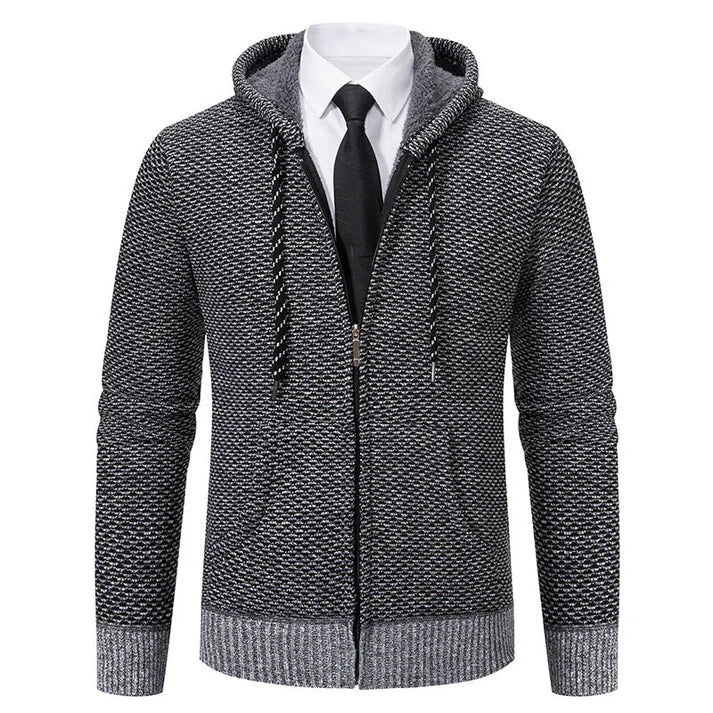 Logan Knitted Hoodie | Men’s Autumn Pullover