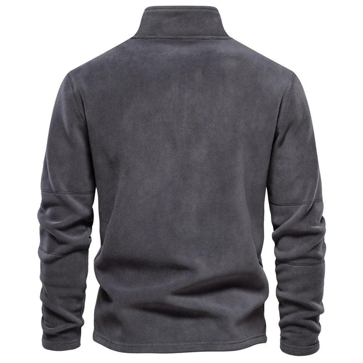 Karson Fleece Pullover Jacket | Men’s Thick High-Collar Half-Zip for Winter