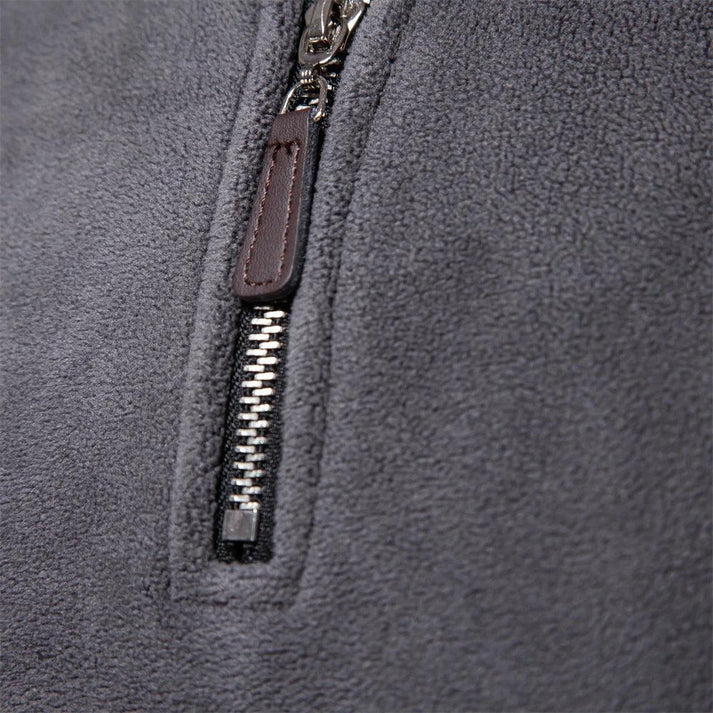 Karson Fleece Pullover Jacket | Men’s Thick High-Collar Half-Zip for Winter