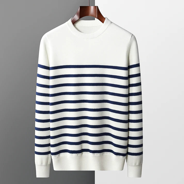 Magnus Wool Pullover | Men’s Striped Winter Sweater