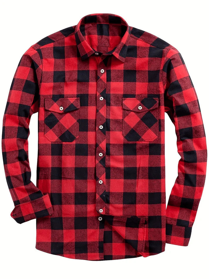 Lars Plaid Shirt | Men’s Casual Flannel for Autumn Layering