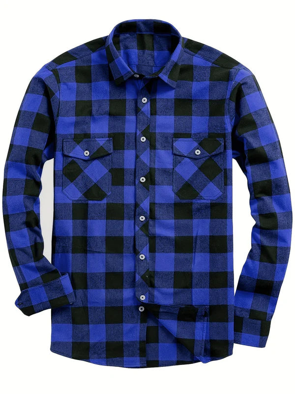 Lars Plaid Shirt | Men’s Casual Flannel for Autumn Layering